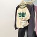 American-style Real-shot Color-blocking Knitted Long-sleeve Sweatshirt For Women, Early Autumn Thin Loose-fitting_ecoleips.com