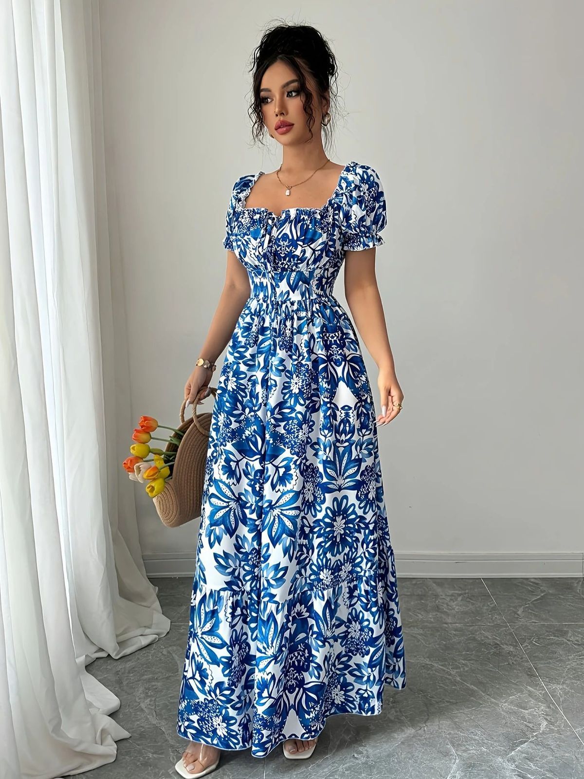 2026 Summer French Elegant Sleeveless Suspender Women Dress_ecoleips.com