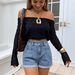Women's High-Waisted Distressed Denim Shorts – Retro Raw Hem & Rolled Cuff (S-Xl, Light Blue, 90% Cotton)_ecoleips.com