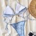 Women's Clothing One Piece Swimsuit Denim Print Swimsuit Bikini_ecoleips.com
