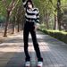 Women's Clothing Star Patchwork Jeans Heavy Duty Design Sparkly Rhinestone Floor Length Trousers For Plus Size Women Hot Girls Style_ecoleips.com
