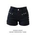 Black Rivet Low-waist Denim Super Short For Women, New Summer Style, American-style Girl Tight-fitting Y2K Slimming Hot_ecoleips.com