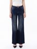 Cross-border European And American Women's Clothing, Vintage Loose-fit Flared Jeans, Casual Versatile Floor-length_ecoleips.com