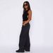 Women's Clothing Hot Girls All Match Simple Mid Waist Non Elastic Straight Denim Trousers For Women_ecoleips.com