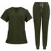 Women's Clothing Color Operating Room Short Sleeved Hand Washing Clothes Female Skin Management Nurse Clothes Surgeon Isolation Clothes Work Clothes_ecoleips.com