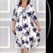 2026 Summer New European And American Women's Loose Round-Neck Fashion Short-Sleeve Printed Dress_ecoleips.com