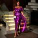 Women's Clothing New Off Shoulder V Neck Banquet Evening Dress Evening Party Pleated Small Sleeve Cover Dresses_ecoleips.com