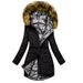 Women's Clothing Cash Spot Winter Cotton Coat Cross Border Parka Coat Cotton Coat Women's Fur Collar Coat Warm Cotton Coat Women_ecoleips.com