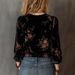 Women's Clothing Oversized Velvet Long Sleeve Top – Glamorous Zip-Detail Blouse For Women_ecoleips.com