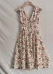 Women's Floral Sundress Slim Fit Summer Vacation Party Dress European American Style Cross Border Sweet Fresh Design_ecoleips.com