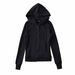 Men's Retro Fleece Zip-Up Hoodie Slim Fit Long Sleeve Pullover Casual Streetwear Grey Black White_ecoleips.com