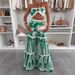 Women's Clothing Casual Fashion Linen Sexy Lace Beach Pants Suit_ecoleips.com