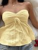 Women's High End Sweet And Spicy Style Strapless Vest Slim Fit Sleeveless Top Summer Clothing_ecoleips.com