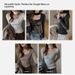 Women's Korean Style High Neck Long Sleeve Faux Cashmere Base Layer T-Shirt Autumn Winter High-End Top_ecoleips.com