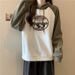 real-shot Women's Raglan Hooded Long-sleeve Sweatshirt Autumn, Slimming For Plus-size Women, Regular_ecoleips.com
