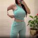 Women’s Clothing Summer Women's New Solid Color Rips Sleeveless Commuter Casual Suit_ecoleips.com
