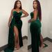 Women's Clothing Sexy Nightclub Party Sequined Big Stitching Chest Wrapped Dress_ecoleips.com