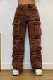 Women's Clothing Fashion Street Style Pocket Diamond Casual Jeans_ecoleips.com