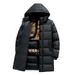 Men's Graphene-Infused Mid-Length Winter Coat With Hood – Thickened, Loose Fit, Stylish Casual Jacket For Cold Weather_ecoleips.com