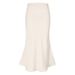 Elegant Satin Acetate High-Waisted A-Line Skirt With Stretchy Waistband - Flowy Midi Skirt For Women, French-Inspired Office & Casual Wear_ecoleips.com
