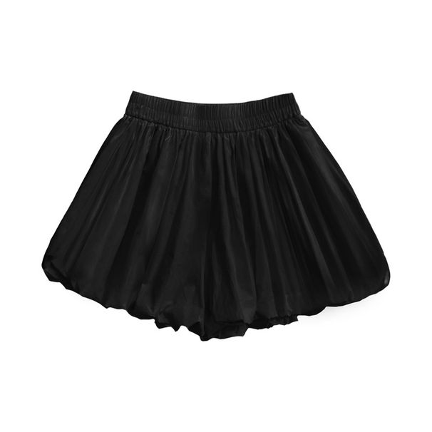 K New Fluffy Floral Bud Half Skirt For Women With A High Waist And Slimming A-line Ballet Pants Skirt_ecoleips.com