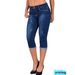 Women's 7/8 Skinny Jeans Cross Border Supply European American Style Simple Casual Stretch Denim Pants_ecoleips.com