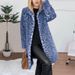 "Faux Fur Leopard Print Coat – Mid-Length Winter Coat For Women, Trendy Animal Print, Warm & Stylish Outerwear"_ecoleips.com