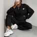 2024 Autumn/Winter European American Cross-Border Women's Jacquard Long-Sleeve Sweatshirt Pants Set Japanese And_ecoleips.com