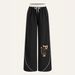 Women's Wide Leg Pants Paris Eiffel Tower Print Trendy Street Style English Pattern Casual Formal Polyester Spring/Autumn Summer_ecoleips.com