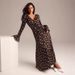 Women's Clothing Polka Dot Long Sleeved Dress Ruched V Neck Bell Sleeves Fitted Waist Summer New_ecoleips.com