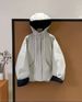 girl Designed Cotton-Padded Hooded Jacket For Women, Color-Block 2025 Autumn Winter Cotton Coat, Trendy Cool Style Popular_ecoleips.com