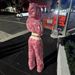 Women's Clothing Pink Camouflage Print Casual Suit New High Street Hip Hop Zipper Jacket Lace Up Trousers_ecoleips.com