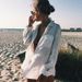Crinkle Beach Cover-Up – Versatile Sun Shirt With Button Front & Long Sleeves (One Size, 10 Colors) Resort-To-Street_ecoleips.com