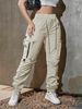 Women's Clothing Overalls Summer Sports Pants Functional Tactical Pants Cuff Casual Pants_ecoleips.com
