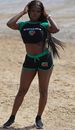 Summer Women's Sexy Beach Casual Shorts Set Letter Print Two Piece Cross Border Wholesale_ecoleips.com