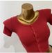 Women's Sweet And Spicy Style Fitted Short Sleeve T-Shirt Korean Fashion Cardigan High Waist round Neck Elegant Base Layer 2021_ecoleips.com