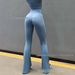 Women's High-Waisted Yoga Flare Pants - Seamless, Butt-Lifting, Breathable & Stretchy Workout Leggings For Gym, Running & Lounge_ecoleips.com