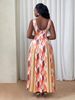 Plus-size Elegant Dress, Fitted Waist And Slimming Square Neck Sleeveless Long Dress, Summer Sleeveless A-line Full Skirt Slimming Dress, Suitable For Daily Commuting, Casual Vacation, And Dates._ecoleips.com