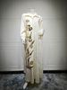 Elegant Embroidered Muslim Dress With Lace Applique & Sequins - Long Sleeve Maxi Abaya For Women (Available In Beige, Green, Blue, S-XXL)_ecoleips.com