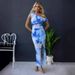 Women's Clothing Off shoulder Printed Elastic Lining Dress INS Casual Dress Women_ecoleips.com