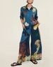Women's Clothing Fashion Cotton And Linen Printed Short Sleeved Shirt Holiday Loose Casual Suit_ecoleips.com