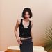 Women's Clothing suspenders sexy design slim sequin solid color vest_ecoleips.com