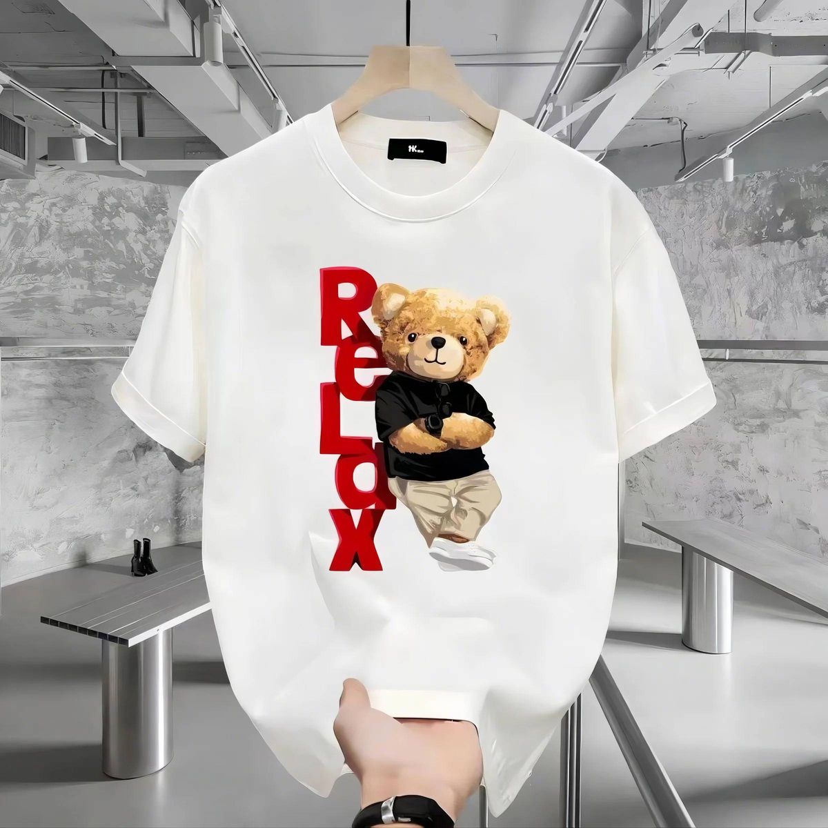 2025 Summer Loose Men And Women Pullover 100% Cotton Short Sleeve T-shirt_ecoleips.com