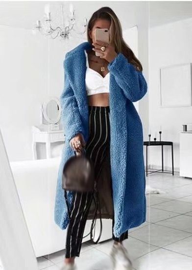 Women's Clothing Winter Woolen Coat Sherpa Woolen Coat For Women_ecoleips.com
