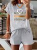 Women’s 2 Piece Outfit Set – Oversized Graphic T-Shirt And Biker Shorts Matching Set, Casual Summer Lounge Tracksuit For Daily Wear-325_ecoleips.com