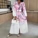 Women's Clothing Autumn Women's Floral Print Slim Waist Dress Elegant Long Sleeve For Formal & Casual For Women_ecoleips.com