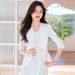 Women's Tailored Blazer Set Lapel-Free Office Jacket Slim Dress Poly-Spandex Stretch Petite Frames S-4XL_ecoleips.com