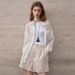 100% Ramie Long Sleeve Shirt With Classic Collar - Sheer Lightweight Sun Protection Blouse For Women, Relaxed Fit Linen-Like Shirt For Spring Summer_ecoleips.com