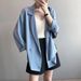 Women's Clothing Suit Jacket Thin Design Loose Sun Protection Small Suit_ecoleips.com