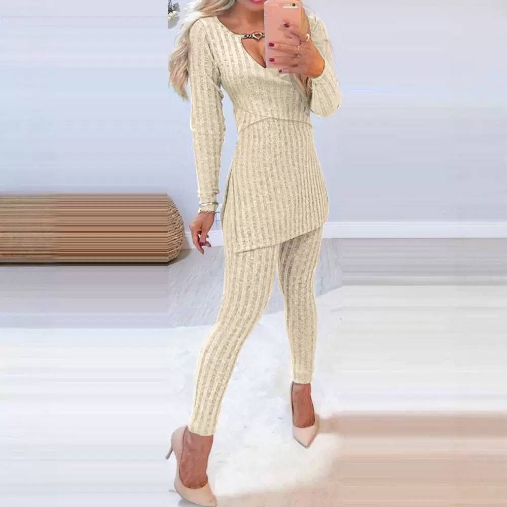 Women's Clothing Fashionable Temperament High Collar Metal Button Ribbed Sweater Dress_ecoleips.com